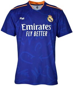 Camiseta Segunda Equipación del Real Madrid 2021-2022 – Replica Oficial-PRENDAS DEPORTIVAS ROGER’S, S.L.