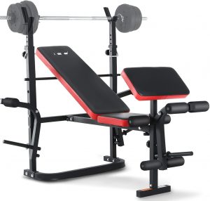 Banco de Musculación Multifuncional Inclinable