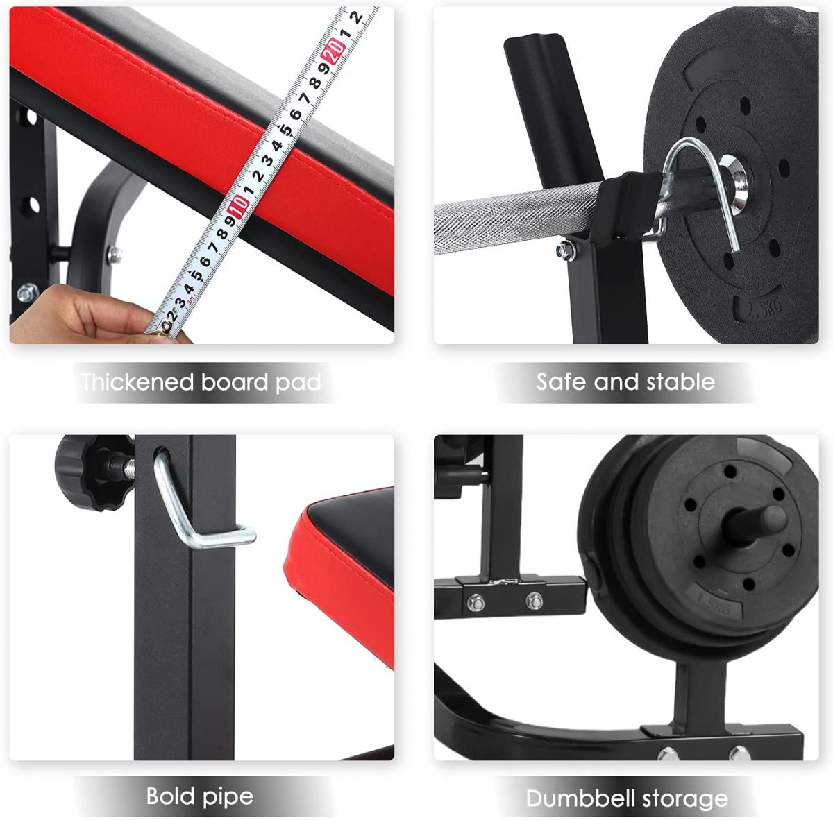 Banco de Musculación Multifuncional Inclinable - Imagen 5