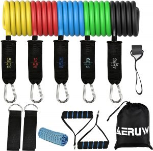 Bandas Elásticas – 12pcs Látex Conjunto Bandas de Resistencia