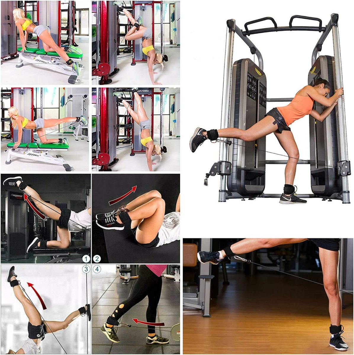 Cómoda Tobillera Deportiva Ajustable 2Pcs para Hombre & Mujer - Imagen 2