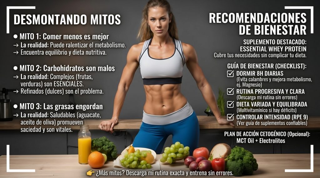 Desmontando Mitos de la Nutrición y el Fitness
