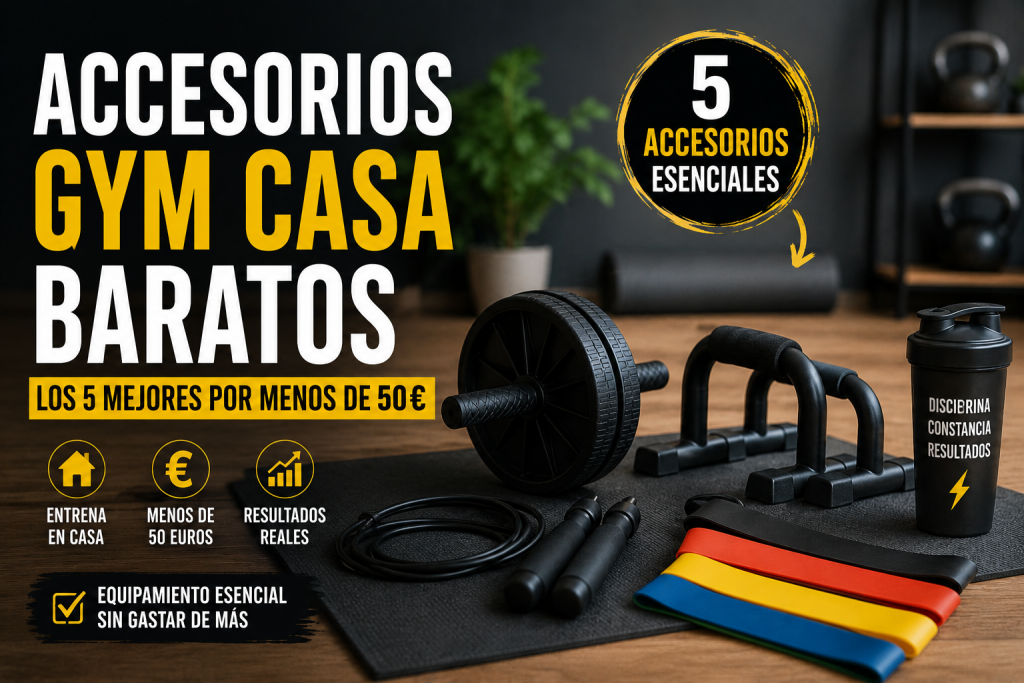 Accesorios Gym Casa Baratos: los 5 mejores por menos de 50€