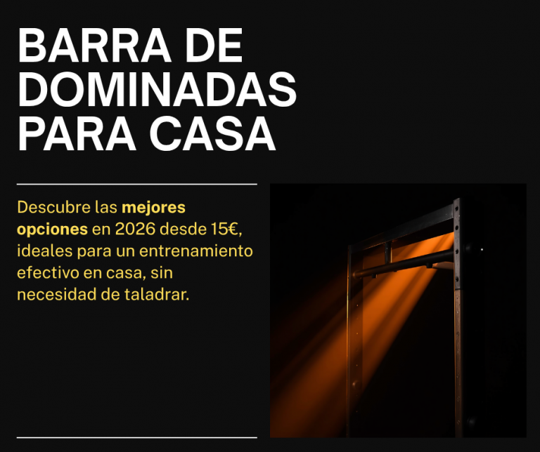 Barra de dominadas para casa: las mejores opciones