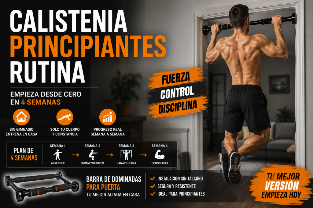 Calistenia Principiantes Rutina: Empieza Desde Cero en 4 Semanas
