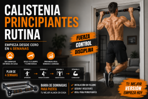 Calistenia Principiantes Rutina: Empieza Desde Cero en 4 Semanas