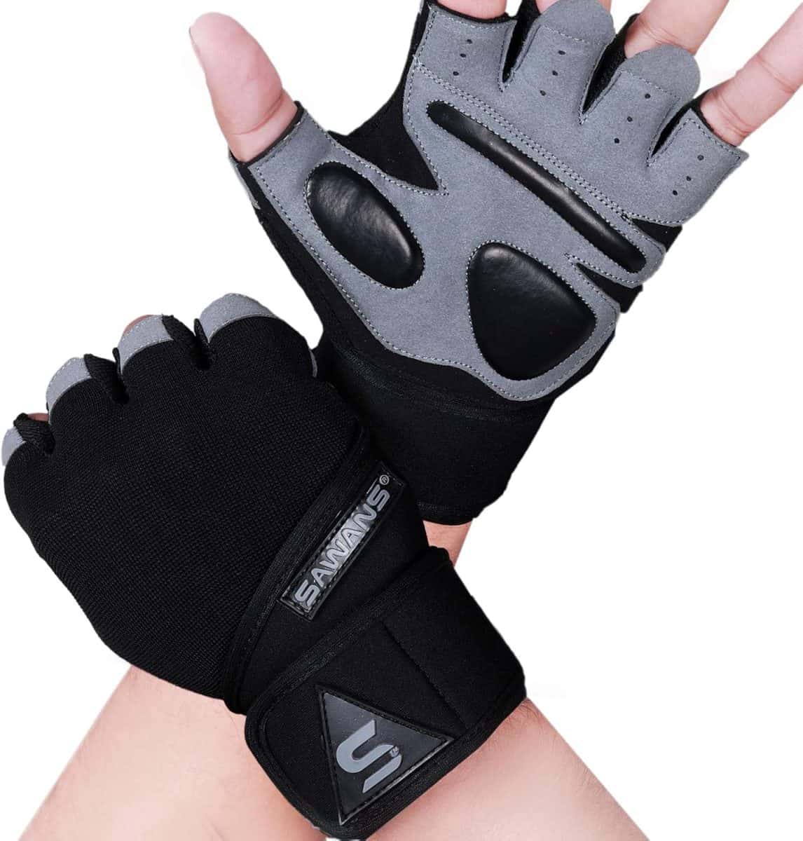 Guantes de gimnasio con soporte de muñeca para volver al gimnasio sin molestias en las manos