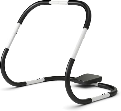 Entrenador abdominal ligero con reposacabezas acolchado y agarres de espuma